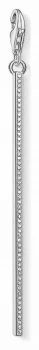 Thomas Sabo Sterling Silver Vertical Bar White Zirconia Jewellery