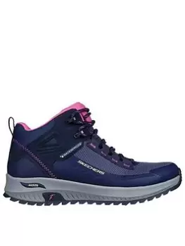 Skechers Arch Fit Discover Ankle Boots - Navy, Size 4, Women