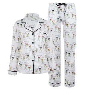 Bedhead Martini Pyjama Set - Martinis & Mistle