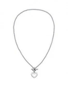 Tommy Hilfiger Heart Tbar Necklace