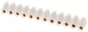 HellermannTyton Terminal Strip, 76A, 16mm, Screw Terminals, 16mm, POLYPROPYLENE