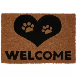 Paw Heart Doormat - Premier Housewares