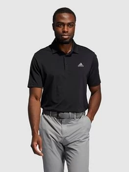 adidas Golf Ultimate 365 Solid Polo Shirt - Black, Size L, Men