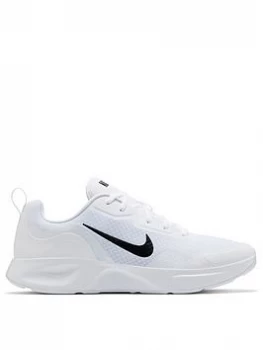 Nike Wearallday, White/Black, Size 10.5, Men