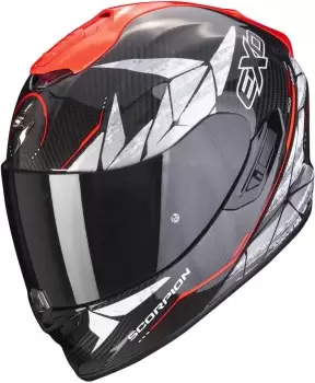 Scorpion EXO-1400 Air Carbon Aranea Helmet, black-red, Size XL, black-red, Size XL