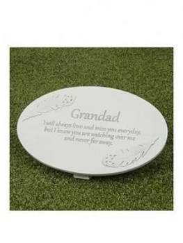 Thoughts Of You Resin Memorial Plaque - Grandad