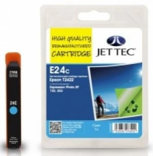 JetTec Epson Elephant T2422 Cyan Ink Cartridge