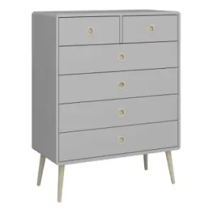 Softline Bedroom Softline 2 + 4 Chest Grey