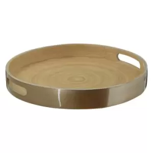 Premier Housewares Kyoto Small Tray - Gold