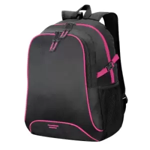 Shugon Osaka Basic Backpack / Rucksack Bag (30 Litre) (One Size) (Black/Hot Pink)