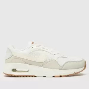 Nike White & Beige Air Max Sc Trainers