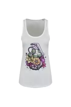 Unorthodox Floral Grenade Floaty Tank