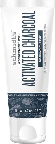 Schmidt's Activated Charcoal Organic Toothpaste 133g