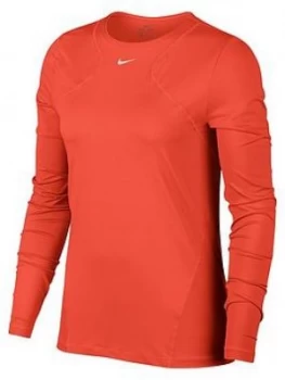 Nike Pro Training Long Sleeve Top - Red