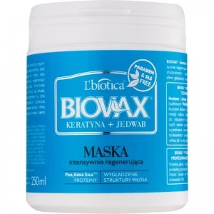 L'biotica Biovax Keratin & Silk Regenerating Mask For Coarse Hair 250ml