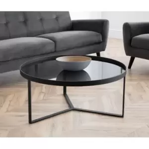 Julian Bowen Loft Coffee Table Smoked Glass