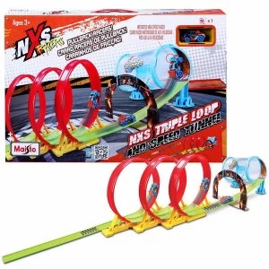 NXS Triple Loop And Speed Tunnel Playset