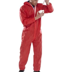 Click Once Disposable Boilersuit Type 56 Size 2XL Red Ref COC10REXXL