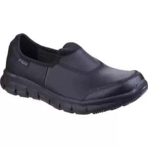 Skechers Work Ladies Sure Track Shoe Black Size 3