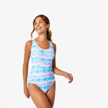 Jack Wills Williams Stripe Swimsuit - Tie Dye