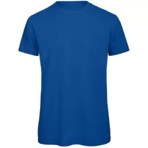 B&C Mens Favourite Organic Cotton Crew T-Shirt (S) (Royal)