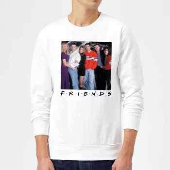 Friends Cast Pose Sweatshirt - White - XXL