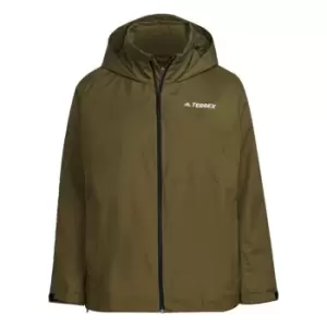 adidas Terrex Multi RAIN. RDY Two-Layer Rain Jacket (Plus - Green