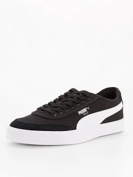 Puma Oslo Vulc - Black/White, Size 12, Men