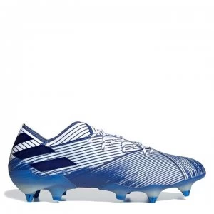 adidas Nemeziz 19.1 Football Boots Soft Ground - White/TeamRoyal