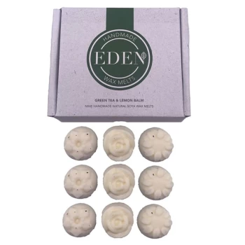 Set of 9 Handmade Soya Wax Melts - Eden Green Tea & Lemon Balsam