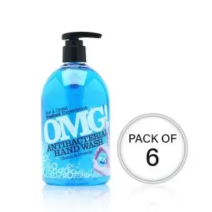 OMG Antibacterial Hand Soap 500ml Pack of 6 0604393 CPD07210