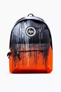 HYPE UNISEX Orange DRIPS CREST BACKPACK