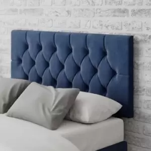 Diamond Button Tufted Velvet Headboard