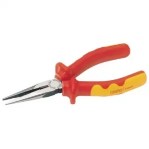 Draper VDE Approved Fully Insulated Long Nose Pliers, 160mm