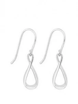 Simply Silver Infinity Drop Earring