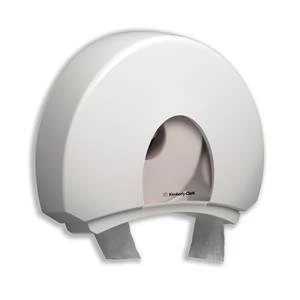 Original Kimberly Clark Jumbo Aqua Toilet Tissue Dispenser White