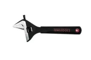 Teng Tools 4004WT 10" Adjustable Wrench - Wide Jaw - 15° Jaw (50mm Cap)