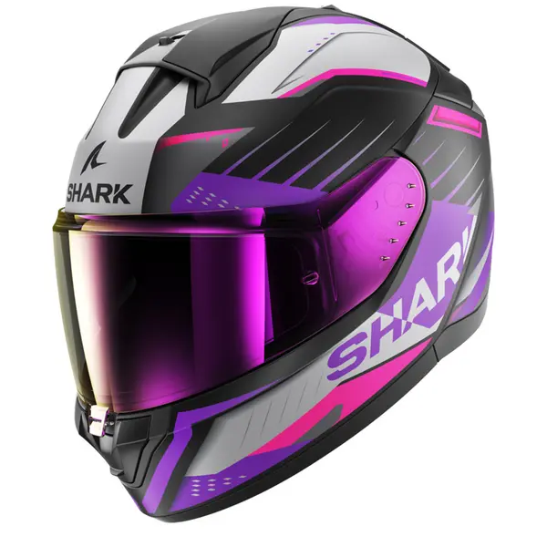 Shark Ridill 2 Bersek Mat Black Violet Violet KVV Full Face Helmet S