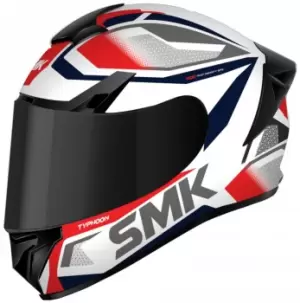 SMK Typhoon Thorn Helmet, white-red, Size XS, white-red, Size XS