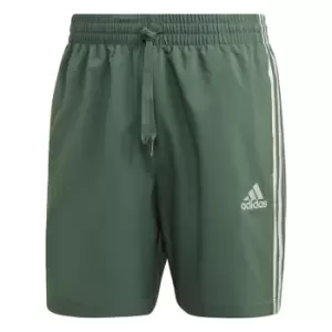 adidas AEROREADY Essentials Chelsea 3-Stripes Shorts Mens - Green Oxide / Linen Green