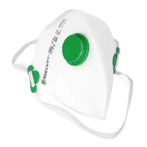 Beeswift Fold Flat P3 Mask with Valve White - Pack of 20