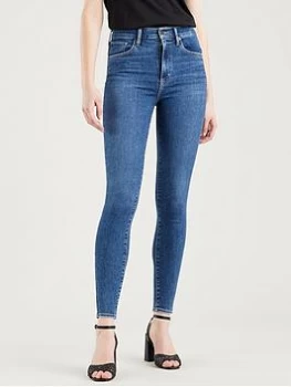 Levis Levis Mile High Super Skinny Jean - Blue Size 26, Inside Leg 32, Women