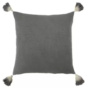 Furn Eden Slub Cushion Cover (45cm x 45cm) (Grey)