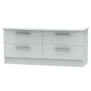 Robert Dyas Fourisse Ready Assembled 4-Drawer Midi Chest of Drawers