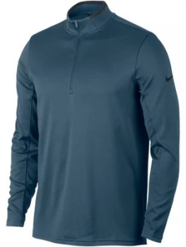 Mens Nike Dri Fit Half Zip Jumper Ink