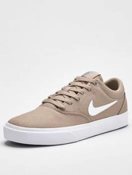 Nike Sb Charge Canvas - Khaki/White