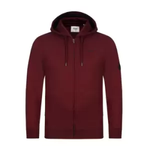 Firetrap Brunel Full Zip Hoodie Mens - Red