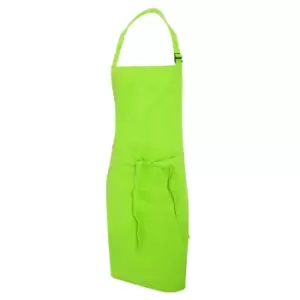 Dennys Multicoloured Bib Apron 28x36ins (One Size) (Lime)