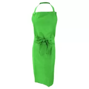 Jassz Bistro Unisex Bib Apron With Pocket / Barwear (Pack of 2) (One Size) (Bright Green)