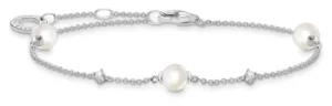 Thomas Sabo A2038-167-14-L19V Triple Pearl Cubic Zirconia Jewellery